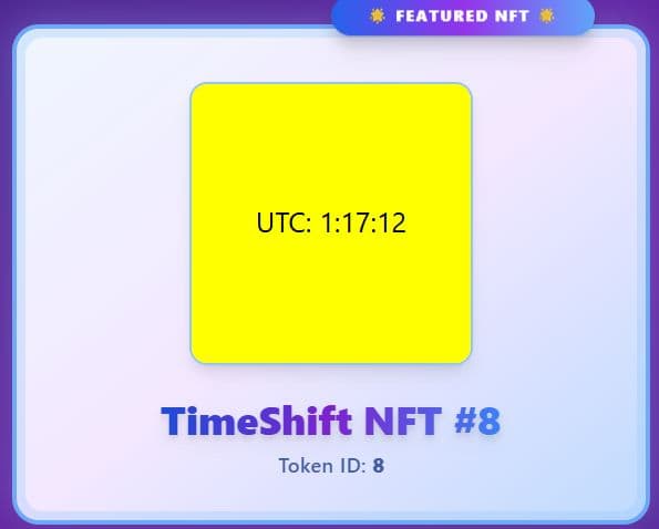 TimeShift-NFT preview